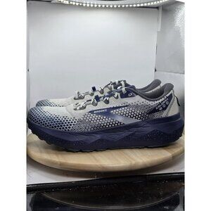 Brooks Caldera 6 Shoes Men Size 15D Oyster Blue Depths Sneakers Logo 1103791D071
